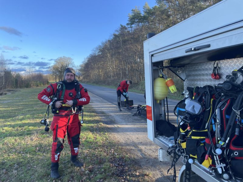 Einsatz Übungsdienst Tauchen vom 15 01 2023 DLRG Ortsgruppe